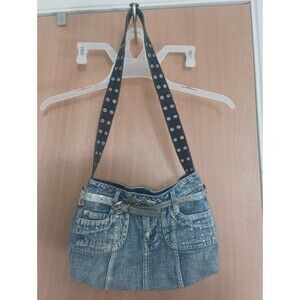 Paris Blues Denim Jeans  Crossbody Bag Purse